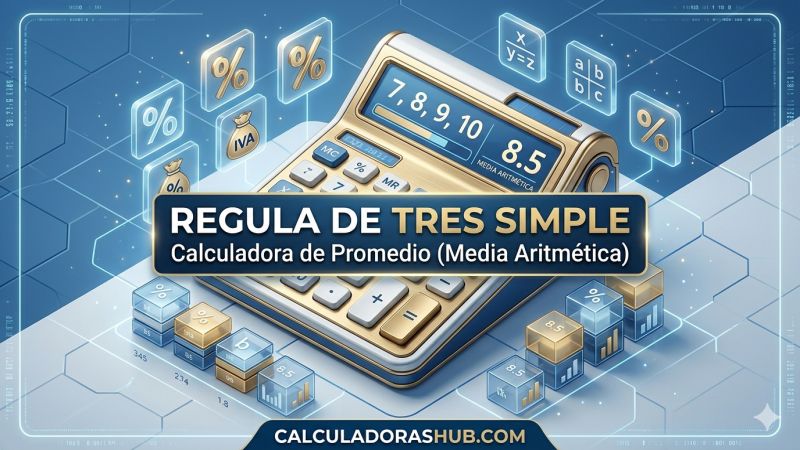 Calculadora de Promedio Media Aritmética online gratis