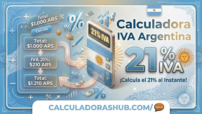 Calculadora IVA Argentina 21% online gratis