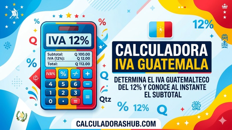 Calculadora IVA Guatemala 12% online gratis