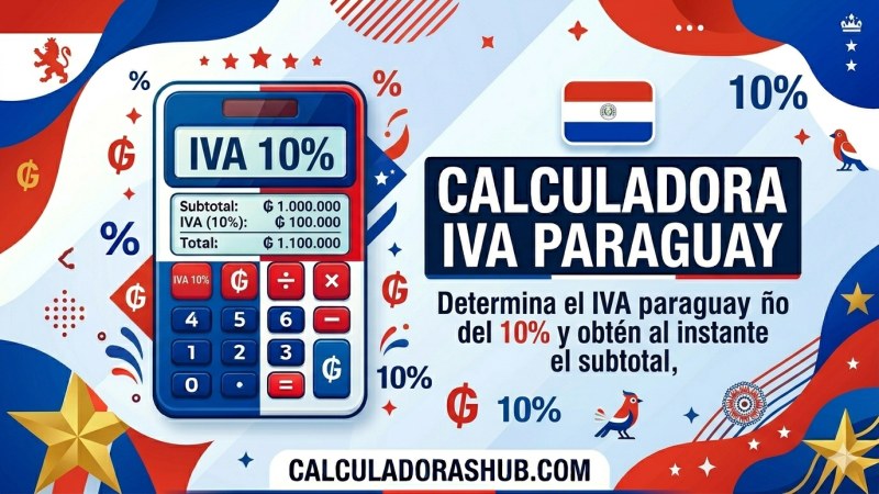 Calculadora IVA Paraguay 10% online gratis