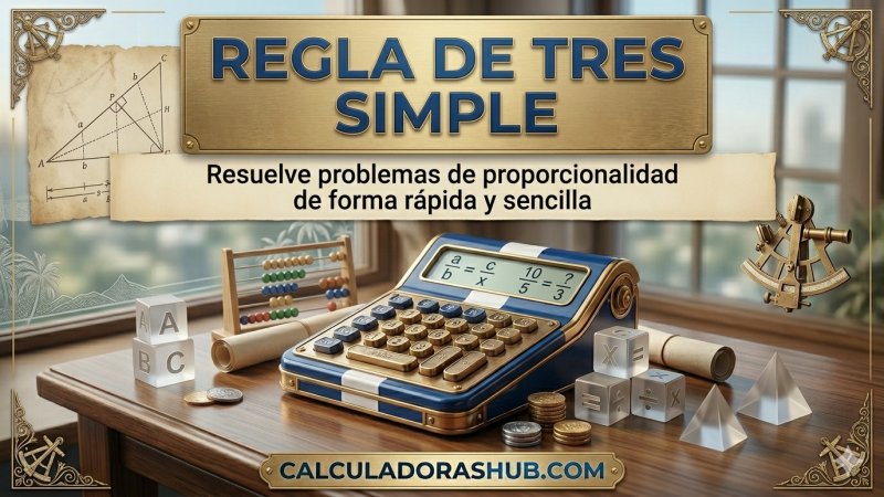 Calculadora Regla de Tres Simple online gratis